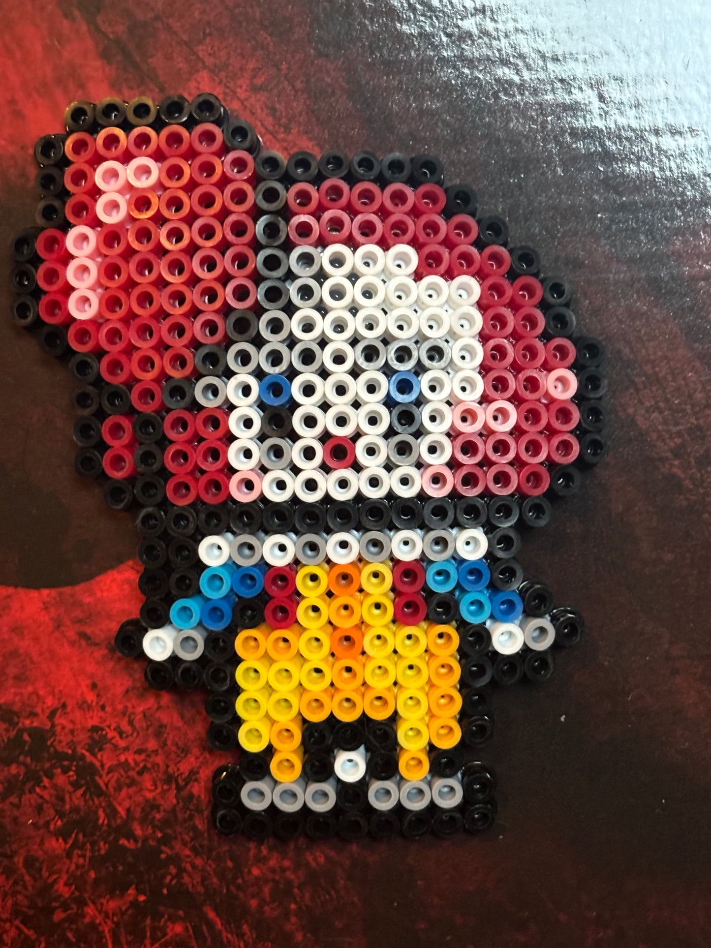 The dancing clown magnet