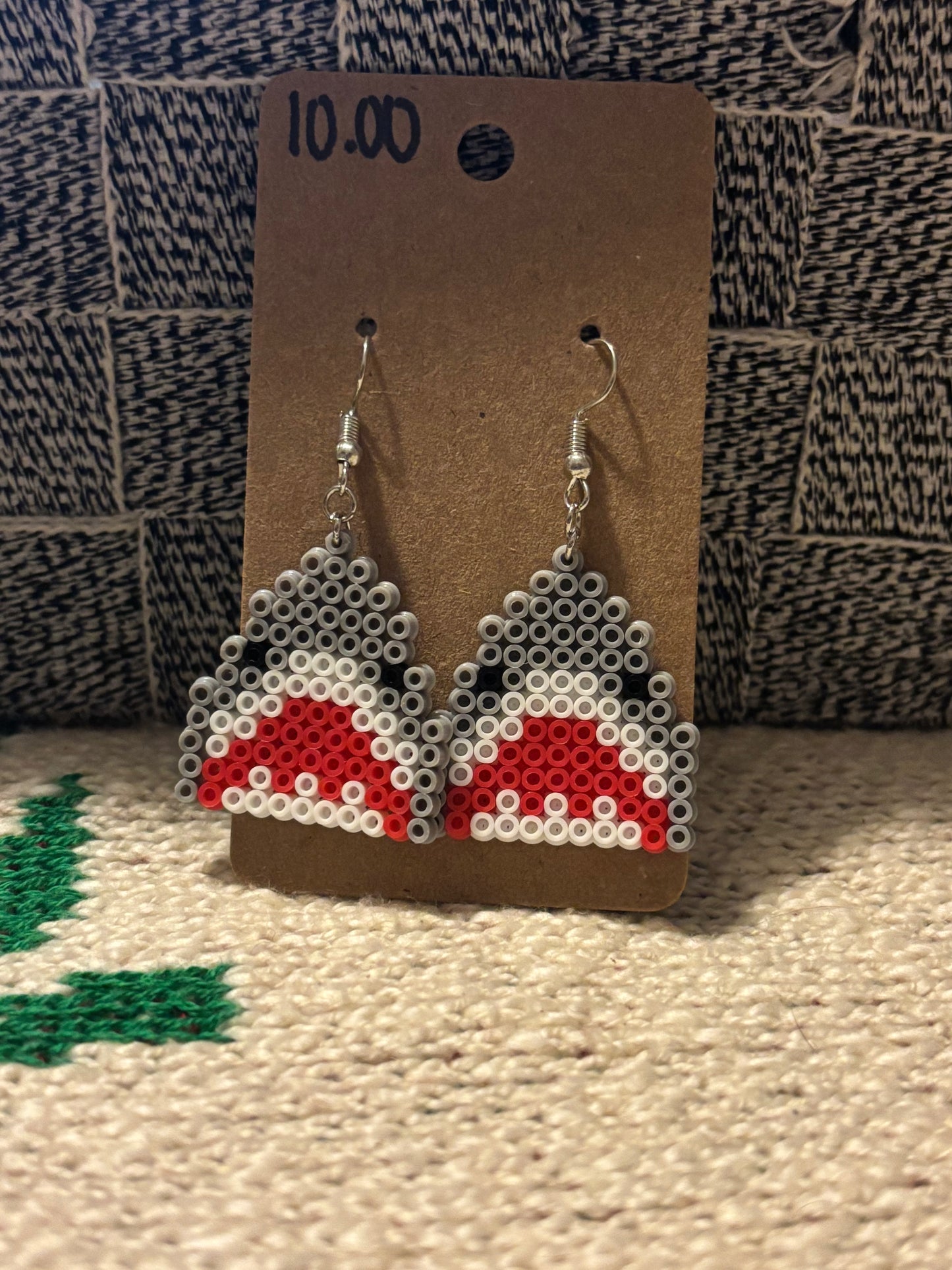 Shark earrings