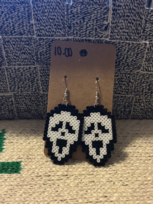 Ghostface earrings